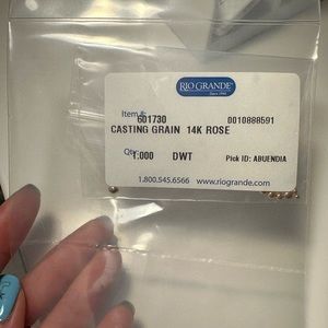 14K Rose Gold Casting Grain